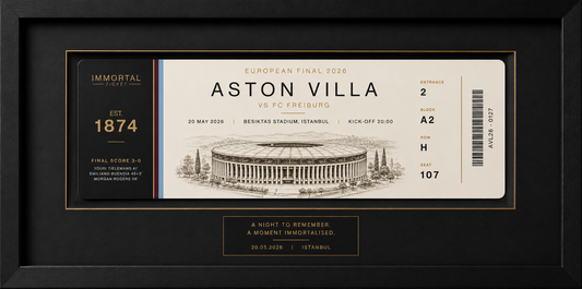 IMMORTAL TICKET - Aston Villa - Europa League Final 2026